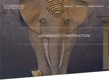 Tablet Screenshot of lockwoodconstruction.net